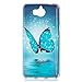 HuaWei Y5 2017 Case, Luminous Noctilucent Glow in the Dark Case Matching Design Protective Phone Back Cover TPU Shell Case for HuaWei Y5 2017 (butterfly)