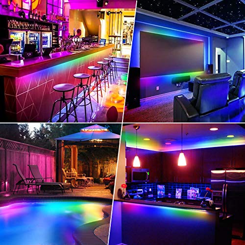 AMBOTHER LED Strip Lights 32.8-feet Multicolor Chasing Dreamcolor Changing Rope - Thumbnail 5