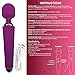 Wand Massager, Rechargeable Waterproof Personal Wireless with Multi Speed Powerful , Women Full Body Massage, Head, Neck, Back - the Secret Wand