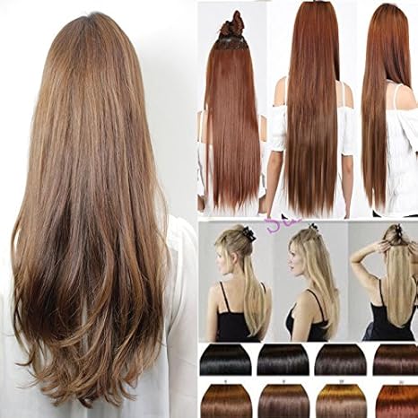 Sunhug Tm 5clips Mega Hair Synthetic Clip In Hair Extension