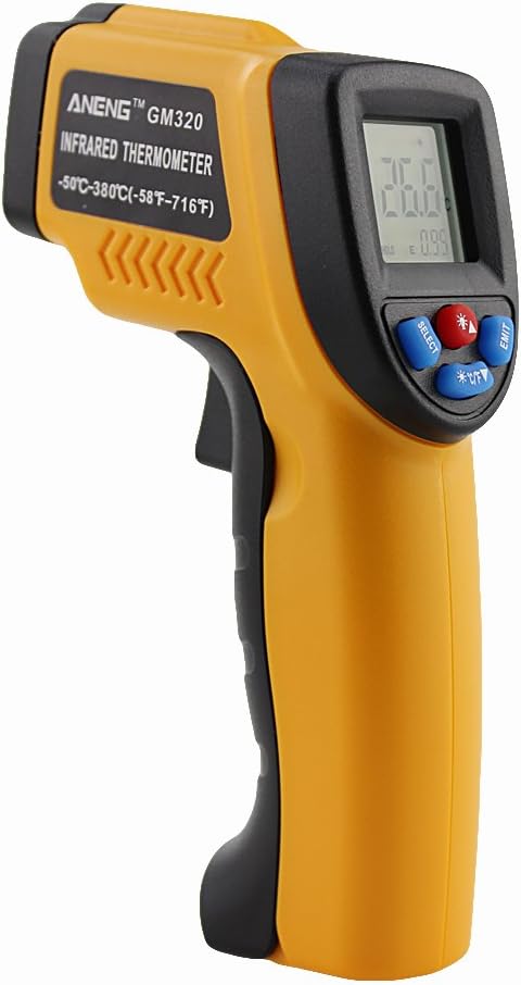 WEISHAZI Handheld Non-Contact Digital LCD Temp IR Gun Infrared Thermometer -50~380℃