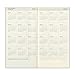 Traveler's Note Notebook Refill 2019 A5 Slim Monthly 14394006 (Beginning in December 2018)