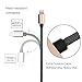 Puridea 3Ft [Apple MFi Certified] Nylon Braided USB Cable with Lightning Connector for iPhone 8/8 Plus,iPhone X,iPhone 7/7 Plus / 6s / 6s Plus / 6/6 Plus, iPad Pro Air 2 and More (Silver)