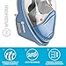 Seaview 180° GoPro Compatible Snorkel Mask- Panoramic Full Face Design. See More With Larger Viewing Area Than Traditional Masks. Prevents Gag Reflex with Tubeless Design (Manta Ray, S/M)