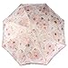 kilofly Anti-UV Embroidered Sun Protection Folding Parasol Umbrella, UPF 40+