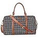 BAOSHA HB-25 Cute Lady Women Canvas Travel Bag Weekender Overnight Bag Carry-on Duffel Tote Bag (Black Dot)