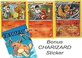 POKEMON -EVOLUTION SET - CHARIZARD / CHARMELEON / CHARMANDER GENERATION RC5/RC32 - HOLO RARE CARD LOT