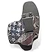 Infused Kydex USA Slanted Flag IWB Hybrid Concealed Carry Holster (Right-Hand, for Glock 17,19,22,23,25,26,27,28,31,32,34,35,41)