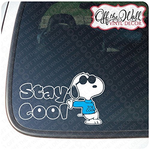 Snoopy "JOE COOL" Vinyl Car / Truck / Vehicle Decal Sticker