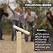 EasyGoProducts Kubb The Viking Wooden Outdoor Lawn Game Set - One 2 3/4