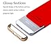 iPhone 5S Case, iPhone 5 Case, iPhone SE Case, COOLQO 3in1 Ultra-Thin Hard Matte Finish Plastic [Tempered Glass Screen Protector] Shockproof Electroplate Cover Skin for Apple iPhone 5SE (Red)