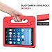 MoKo Case for All-New Amazon Fire HD 8 Tablet (6th/7th/8th Generation, 2016/2017/2018 Release) Kids Shock Proof Convertible Handle Light Weight Protective Stand Cover Case for Fire HD 8,RED