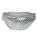 CTM Women's Sequin Sparkling Mesh Waist Pack