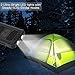 Solar Powered Portable Charger, LSXD Solar Power Bank 10000mAh Waterproof, Dual USB External Backup Battery Pack with 2 Flashlights Carabiner and Compass for Travelling, Hiking, Emergency Use