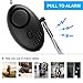 Safesound Personal Emergency Alarm Devices in Black for Kids, Women, Elderly, with Led Light, Keychain, Personal Safety and Self-defence Alarms with Clip, mini led flashlight