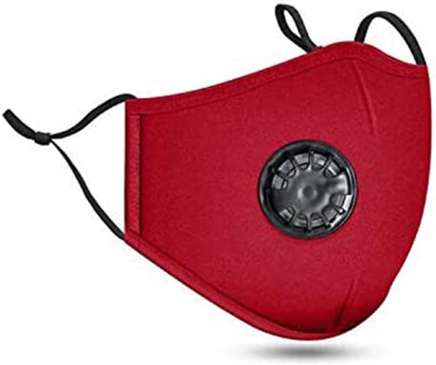 hfrhkudl Reusable Washable Face Cover with Breathing Valve