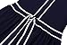 Meaneor Women's Casual Long Sleeve Bow Belted Pleated Fit and Fare A-line Dress