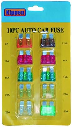kippen 4999 Blade Fuse Kit for Car 10 Pieces