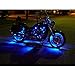 NBWDY 12Pcs Vehicle Motorcycle LED Light Kit Strips Multi-Color Accent Glow Lighting Neon Lights Lamp Flexible with Remotethumb 4