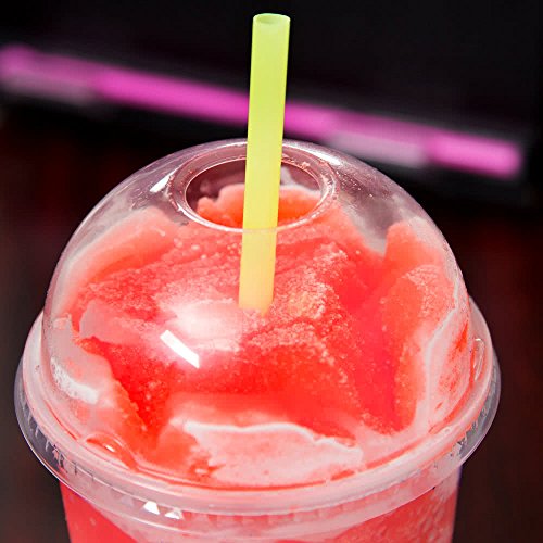 210 Pack Large Milkshake / Smoothie / Slush Straws, Disposable Jumbo
