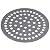 American Metalcraft 18919SPHC 19" Super Perforated Pizza Disk - Hard Coat Anodized Aluminum