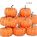 ShellKingdom Artificial Mini Pumpkin for Decoration, Fall Pumpkin for Home/Wedding Thanksgiving/Halloween/Party Decoration 12 PCS (Orange)