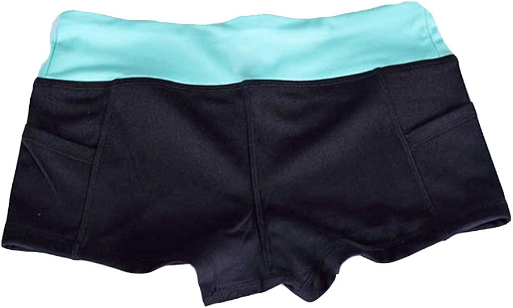 Womens Sports Swim Shorts Boy Shorts Beach Bikini Tankini Bottoms