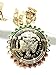 Fran & Co. Gold Plated Coin Centenario Mexicano Moneda 50 Pesos Pendant Chain CZ Oro Cadena 26”