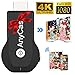 4K&1080P Wireless HDMI Display Adapter,Iphone Ipad Miracast Dongle for TV,Upgraded Toneseas Streaming Receiver,Macbook Laptop Samsung Android Phones,Business Education Thanksgiving Christmas Day Gift