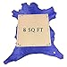 Genuine Blue Leather Hide – Quality New Zealand Full Skin - 7 sq ft - 2-3 oz avg Thickness - Rustic Finish – Natural Veg Tan Sheepskin Material – Soft Upholstery Fabric – Craft DIY Supply