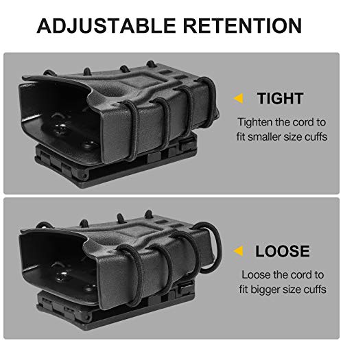 Kydex Handcuff Pouch for Duty Belt, Handcuff Case Fit Asp Handcuff