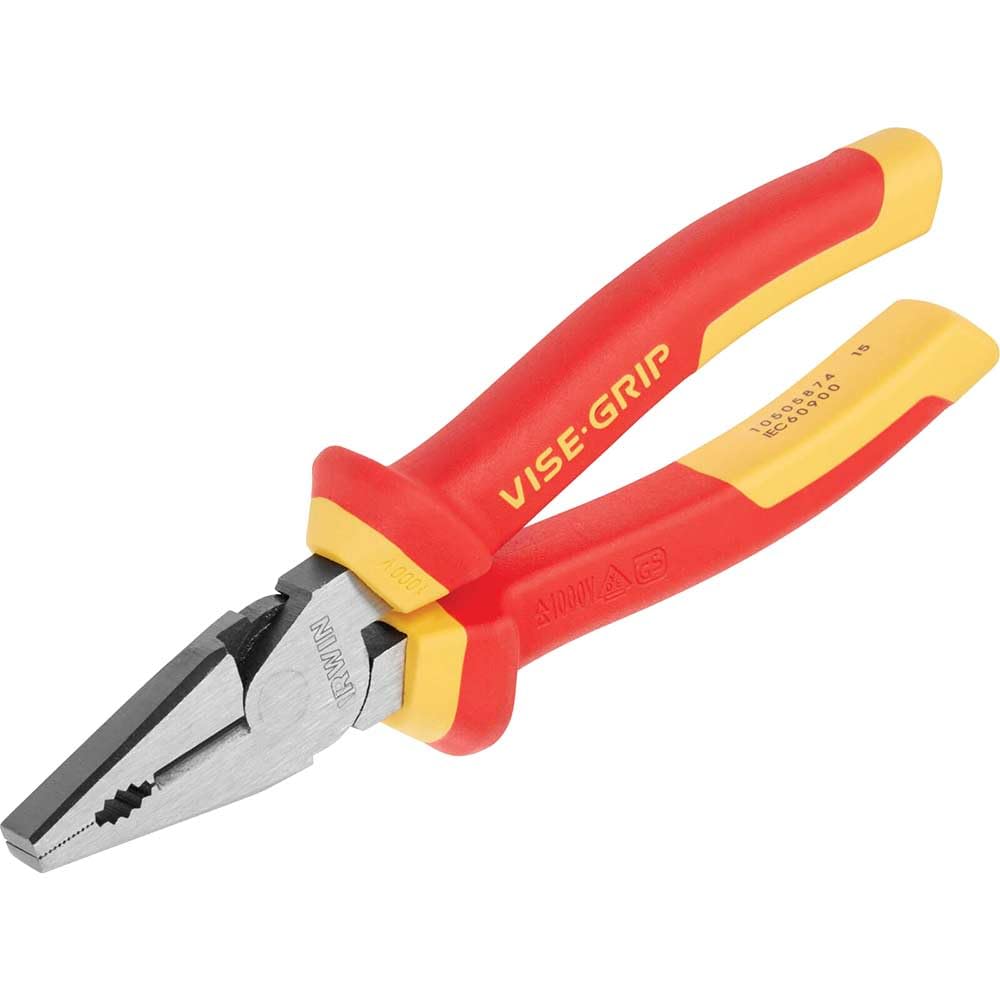 Irwin Visegrip 10505874 High Leverage VDE Combination Plier
