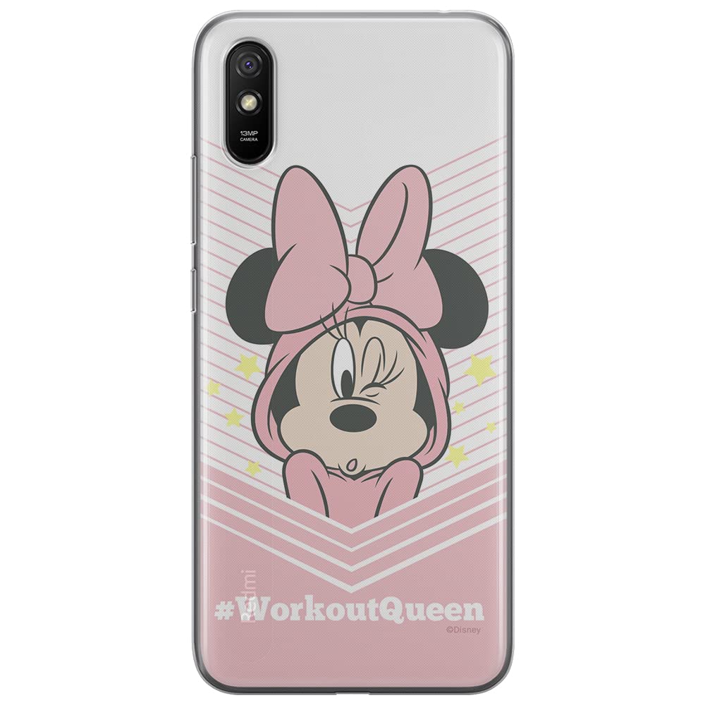 ERT GROUP mobile phone case for Xiaomi REDMI 9A original and officially Licensed Disney pattern Minnie 053 optimally adapted to the shape of the mobile phone, case made of TPU