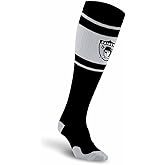 For Bare Feet NFL Classic OAKLAND RAIDERS Marathon Compression Sock Team Color Large/Extra Large