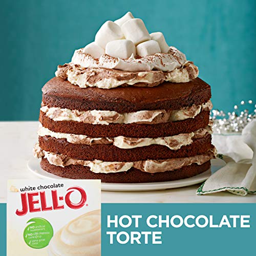 JELLO White Chocolate Instant Pudding & Pie Filling Mix (3.3 oz Box