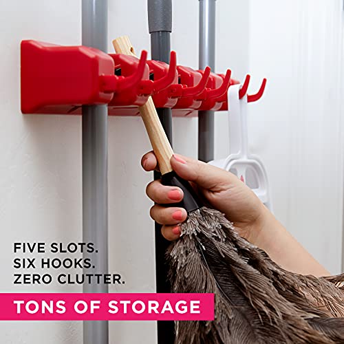 Berry Ave Broom Holder and Garden Tool Organizer Rake or Mop