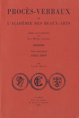 Procès-verbaux de l'Académie des beaux-arts