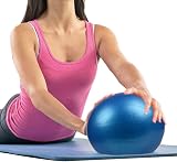 ZHIYE Mini Pilates Ball 25cm PVC Anti-Slip Core Fitness Ball Blue 80kg view 5