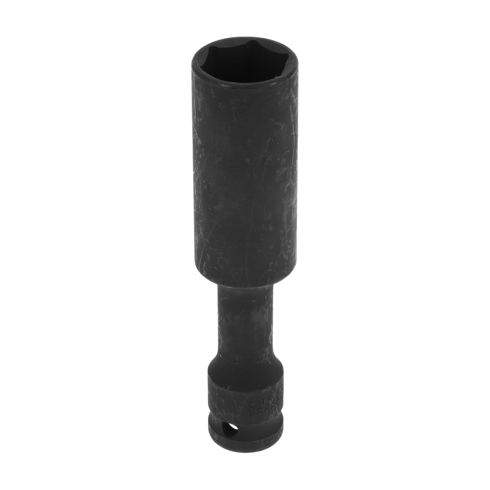 Motoforti Universal Impact Socket Hardware Tool 128mm Durable Alloy Steel Black 1 Pcs 6 Point 22mm for Car Motorcycle Dirtbike Repair 1/2 Inch Drive