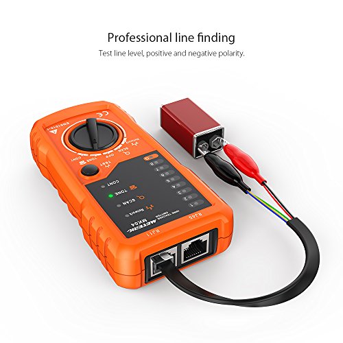 Wire Tracker Meterk RJ11 RJ45 Line Finder Handheld Cable Tester