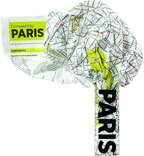 Crumpled City Map-Paris