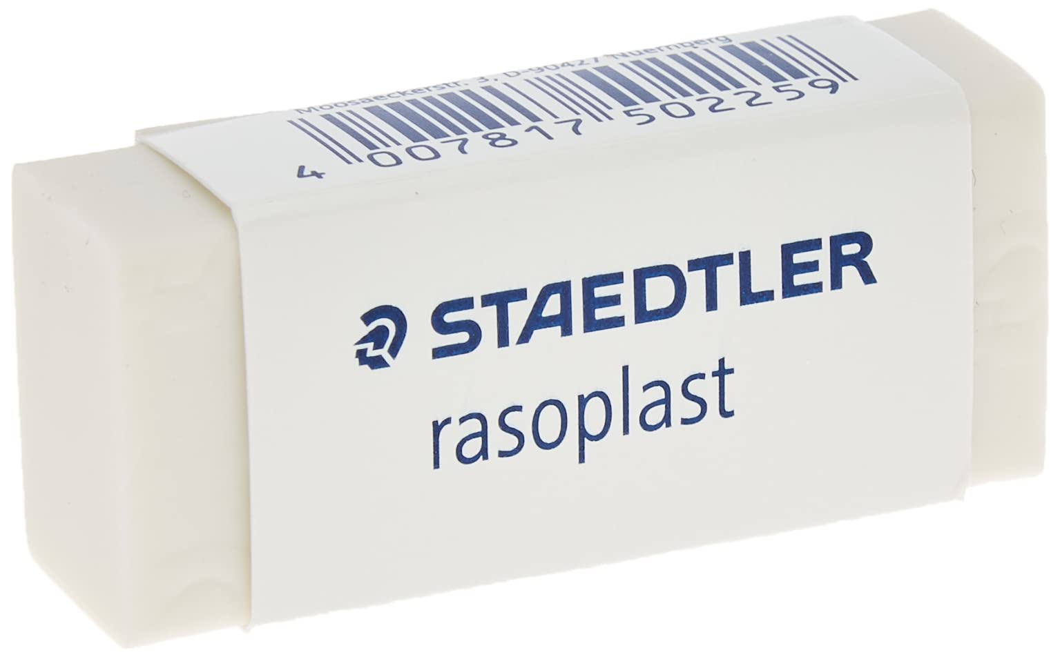 Staedtler Rasoplast Erasers (White, 19 mm, 13 mm, 43 mm)