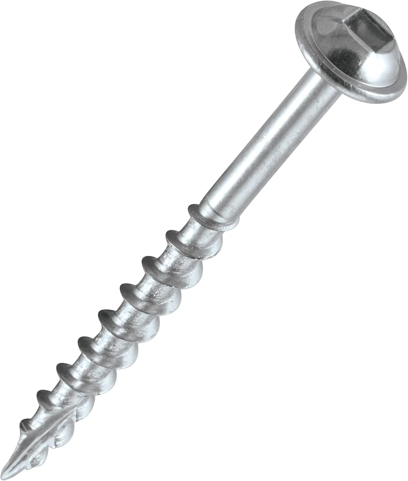 Trend Pocket Hole Screws 50mm 8x50 200C Coarse Square Drive