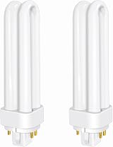 Akynite 13W G24q-1 4-Pin CFL 850LM 4000K 2U Shape AC220-240V 2pcs