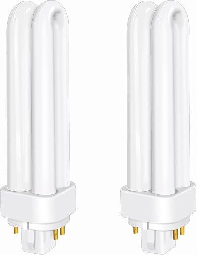 Akynite 13W G24q-1 4-Pin CFL 850LM 4000K 2U Shape AC220-240V 2pcs