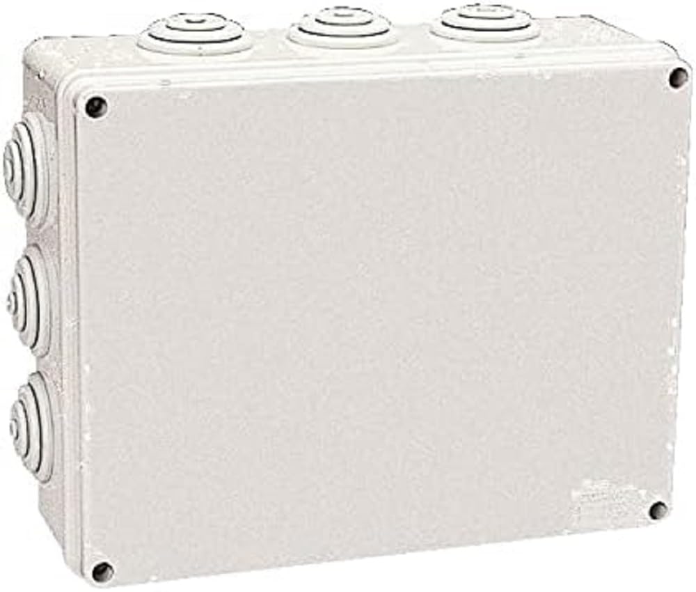 Poly Pool PP0284 Rectangular Junction Box, wall, Internal Dimensions 240x190x90 mm