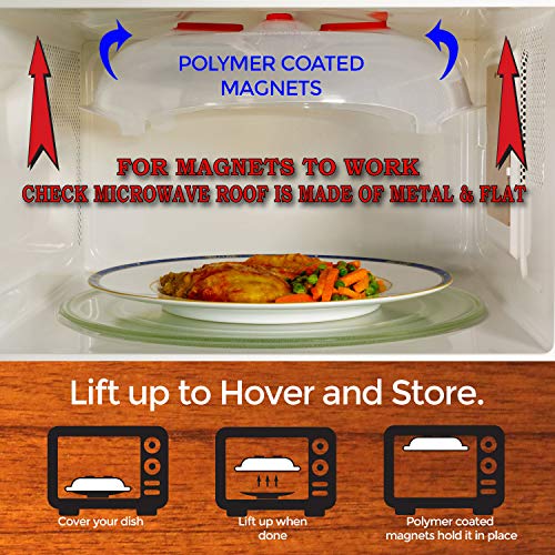 OzBSP Microwave Plate Cover with Steam Vents and Strong