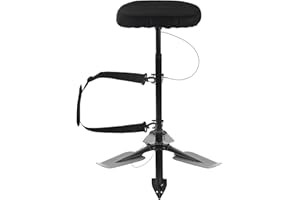 Boltfavo Marsh Seat for Duck Hunting,Padded Portable Hunting Chair with Adjustable Height,Comfortable Duck Hunting Gear,Detachable Legs,Portable with Carry Strap,Easy Assembly