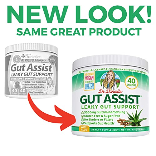 Gut Assist Leaky Gut Repair Supplement Powder Glutamine