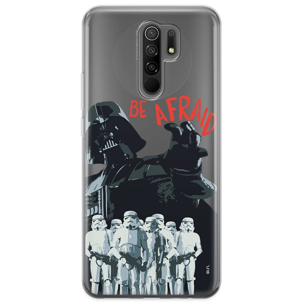 ERT GROUP mobile phone case for Xiaomi REDMI 9 original and officially Licensed Star Wars pattern Darth Vader 018 optimally adapted to the shape of the mobile phone, partially transparent